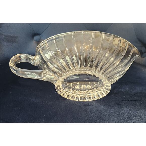 MIKASA Park Lane Sauce Boat Cut Crystal 16oz Made in Germany Perfect w Box - Picture 6 of 10